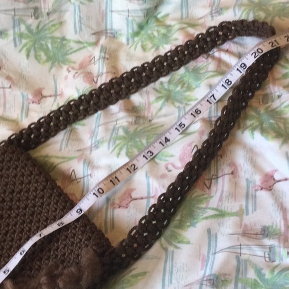 1970’s style macrame shoulder bag. - Picture 7 of 7